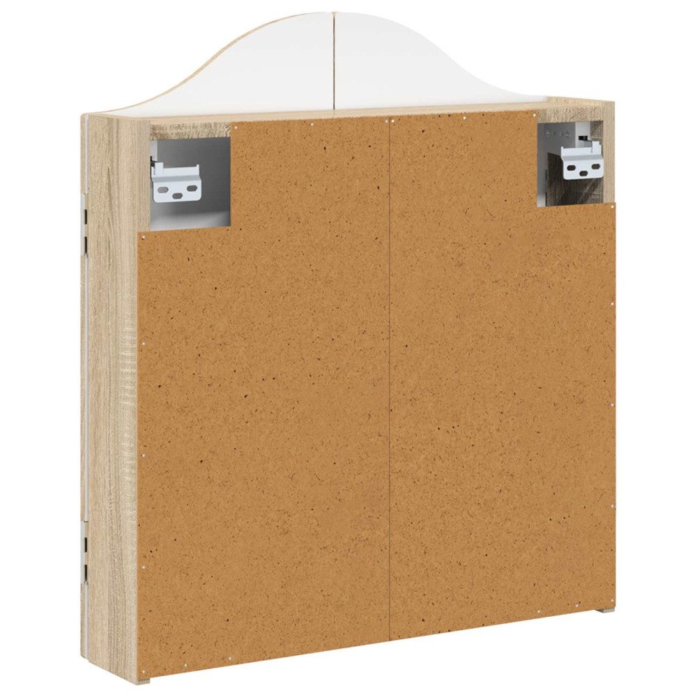 Produktbild för Darttavla Skåp Sonoma-ek 56 x 12 x 63 cm Konstruerat trä
