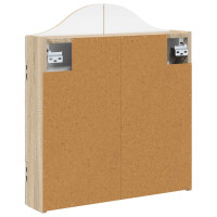 Produktbild för Darttavla Skåp Sonoma-ek 56 x 12 x 63 cm Konstruerat trä