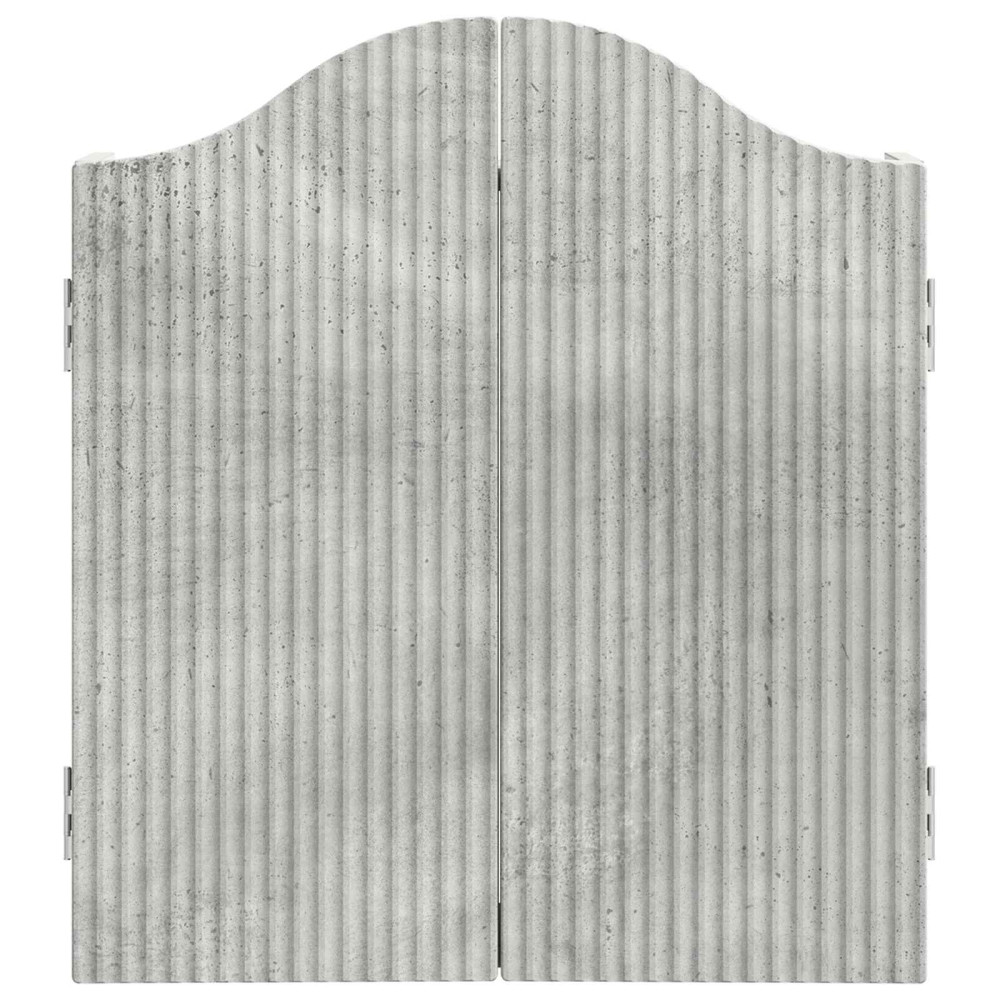Produktbild för Darttavla Skåp Betonggrå 56 x 12 x 63 cm Konstruerat trä