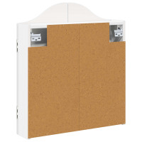 Produktbild för Darttavla Skåp Vit högglans 56 x 12 x 63 cm Konstruerat trä