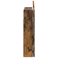 Produktbild för Darttavla Skåp Rökt ek 56 x 12 x 63 cm Konstruerat trä