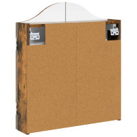 Produktbild för Darttavla Skåp Rökt ek 56 x 12 x 63 cm Konstruerat trä