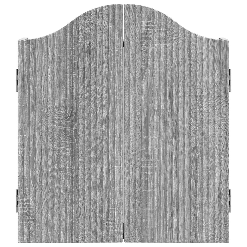 Produktbild för Darttavla Skåp Grå Sonoma 56 x 12 x 63 cm Konstruerat trä