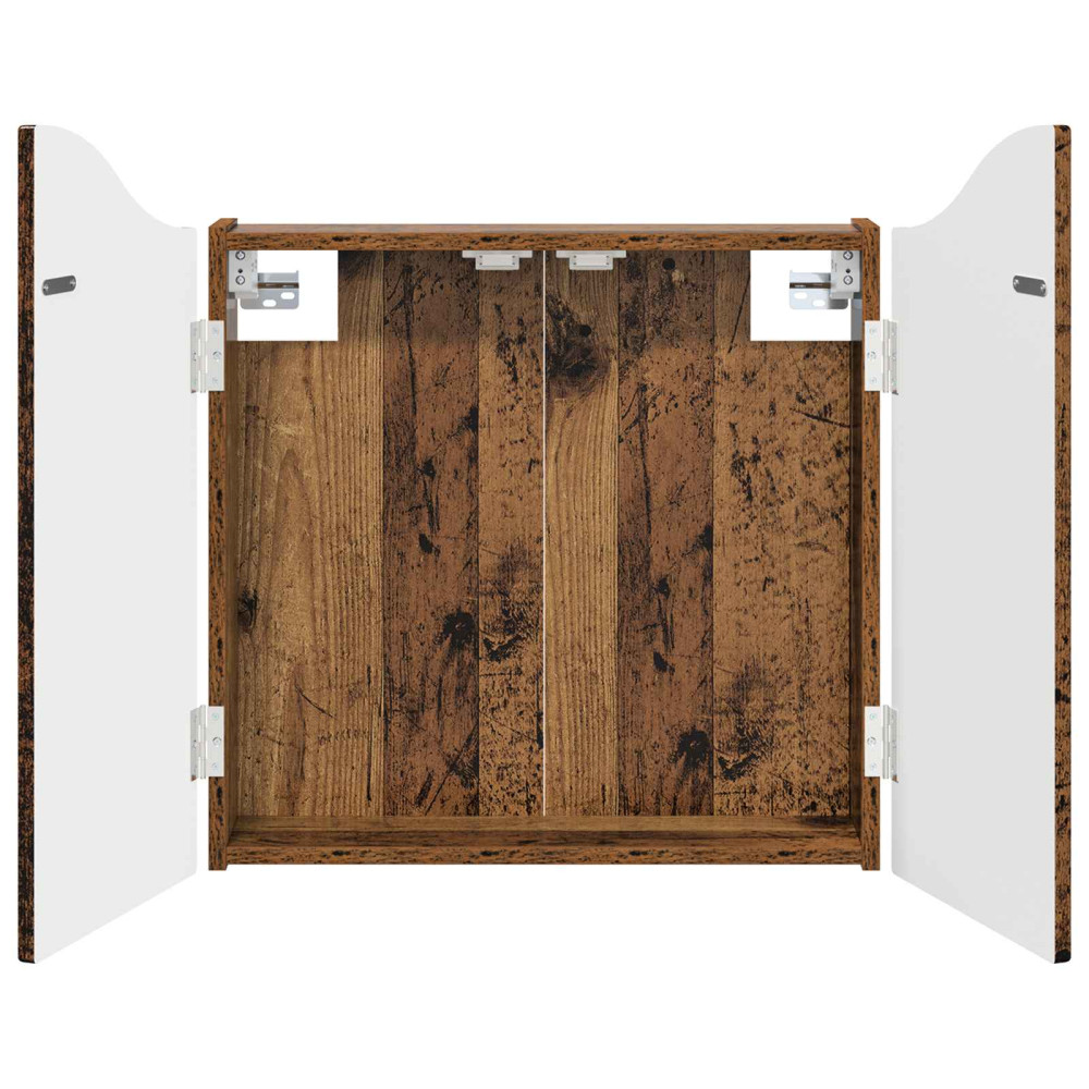 Produktbild för Darttavla Skåp Gammalt trä 56 x 12 x 63 cm Konstruerat trä
