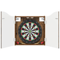 Produktbild för Darttavla Skåp Gammalt trä 56 x 12 x 63 cm Konstruerat trä