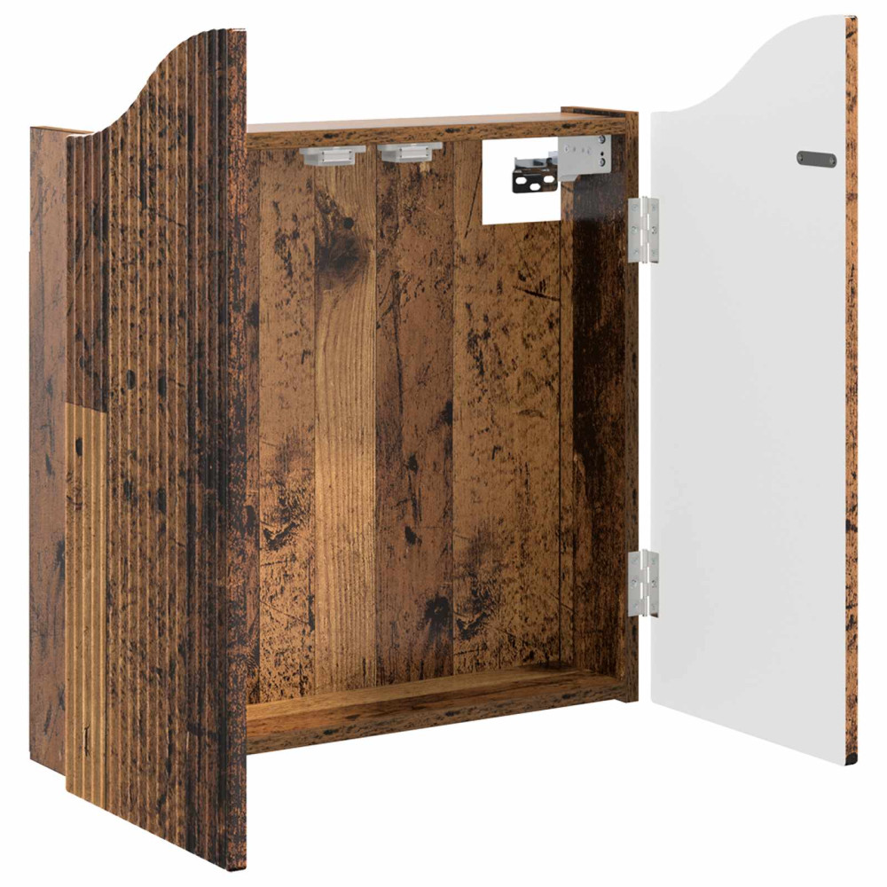 Produktbild för Darttavla Skåp Gammalt trä 56 x 12 x 63 cm Konstruerat trä