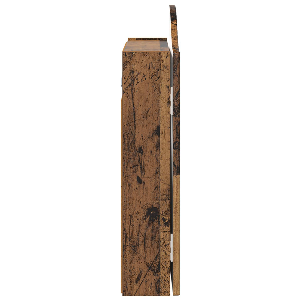 Produktbild för Darttavla Skåp Gammalt trä 56 x 12 x 63 cm Konstruerat trä