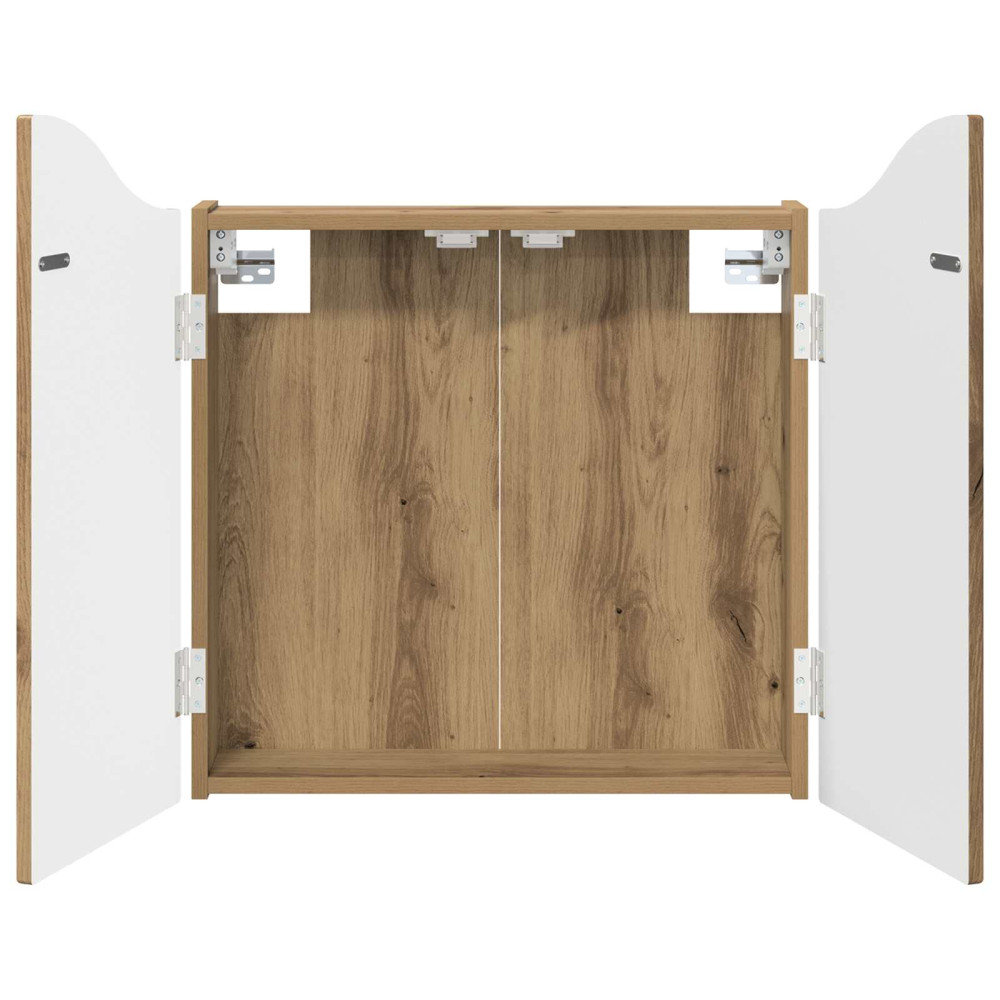 Produktbild för Darttavla Skåp Artisan-ek 56 x 12 x 63 cm Konstruerat trä