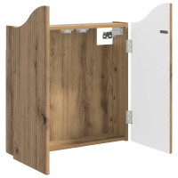 Produktbild för Darttavla Skåp Artisan-ek 56 x 12 x 63 cm Konstruerat trä