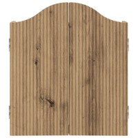 Produktbild för Darttavla Skåp Artisan-ek 56 x 12 x 63 cm Konstruerat trä