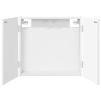 Produktbild för Darttavla Skåp Vit 56 x 12 x 53,5 cm Konstruerat trä