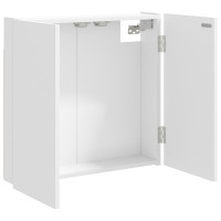 Produktbild för Darttavla Skåp Vit 56 x 12 x 53,5 cm Konstruerat trä