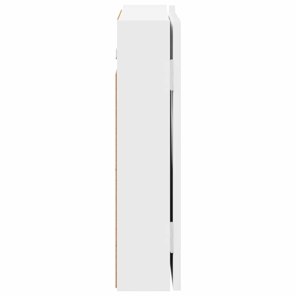 Produktbild för Darttavla Skåp Vit 56 x 12 x 53,5 cm Konstruerat trä