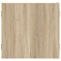 Produktbild för Darttavla Skåp Sonoma-ek 56 x 12 x 53,5 cm Konstruerat trä