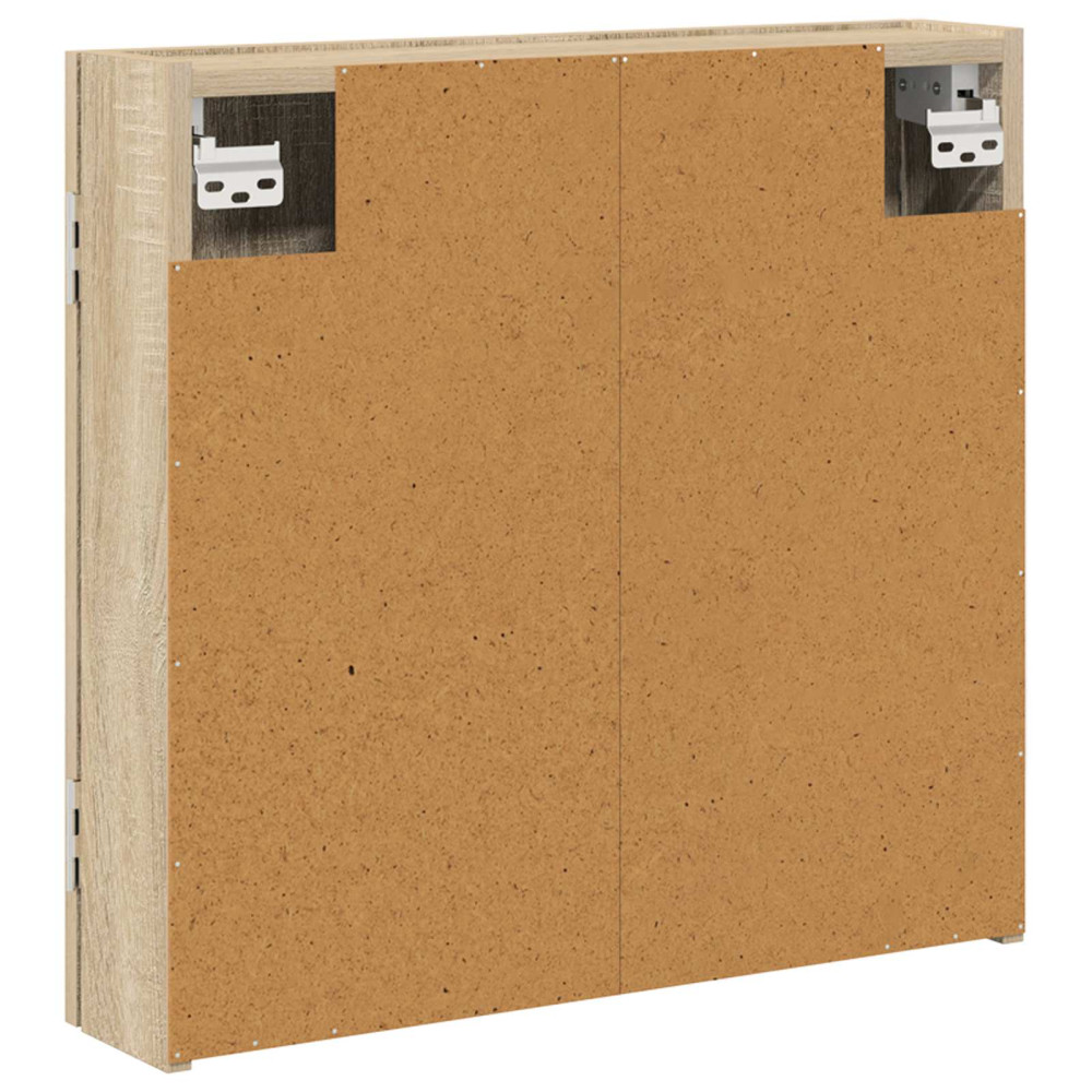 Produktbild för Darttavla Skåp Sonoma-ek 56 x 12 x 53,5 cm Konstruerat trä
