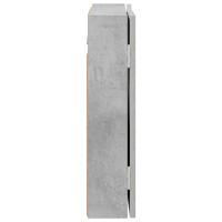 Produktbild för Darttavla Skåp Betonggrå 56 x 12 x 53,5 cm Konstruerat trä
