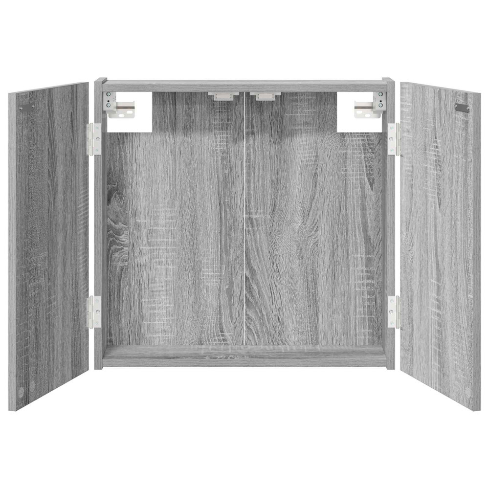 Produktbild för Darttavla Skåp Grå Sonoma 56 x 12 x 53,5 cm Konstruerat trä