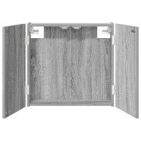 Produktbild för Darttavla Skåp Grå Sonoma 56 x 12 x 53,5 cm Konstruerat trä