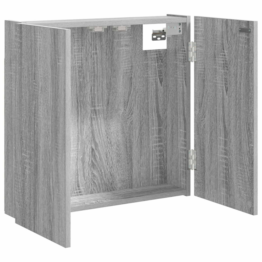 Produktbild för Darttavla Skåp Grå Sonoma 56 x 12 x 53,5 cm Konstruerat trä
