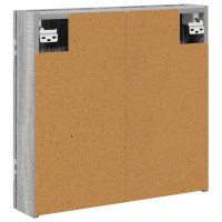 Produktbild för Darttavla Skåp Grå Sonoma 56 x 12 x 53,5 cm Konstruerat trä