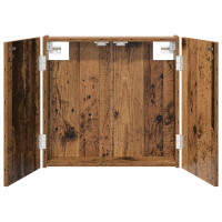Produktbild för Darttavla Skåp Gammalt trä 56 x 12 x 53,5 cm Konstruerat trä