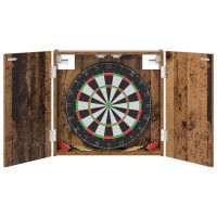 Produktbild för Darttavla Skåp Gammalt trä 56 x 12 x 53,5 cm Konstruerat trä
