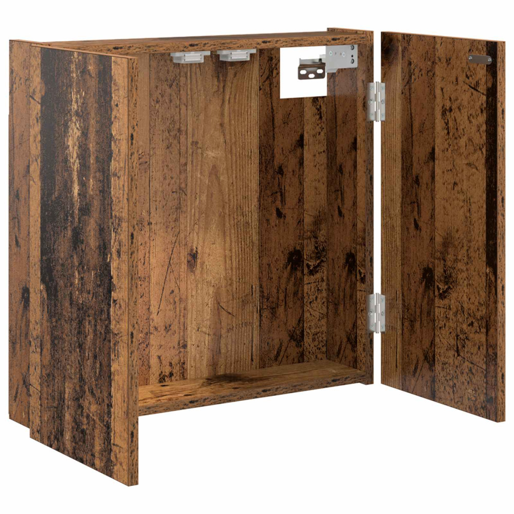 Produktbild för Darttavla Skåp Gammalt trä 56 x 12 x 53,5 cm Konstruerat trä