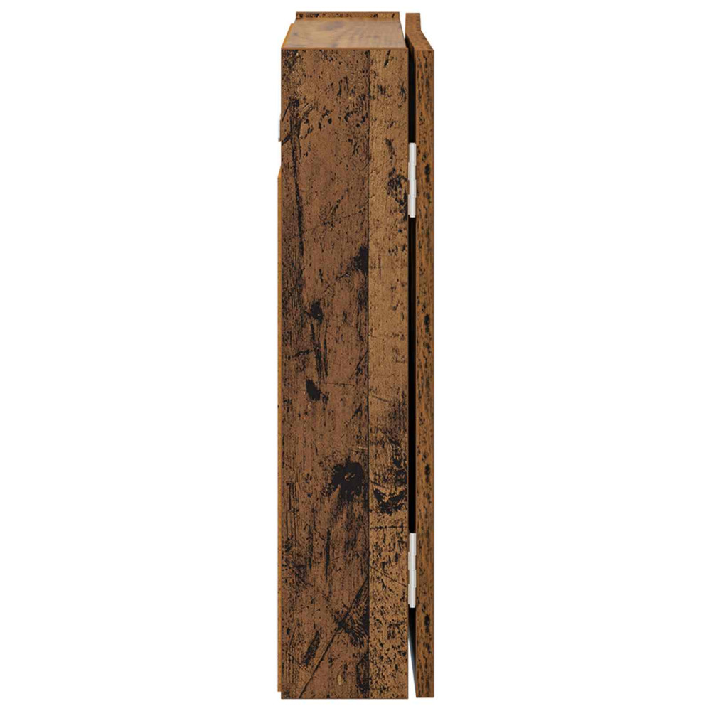 Produktbild för Darttavla Skåp Gammalt trä 56 x 12 x 53,5 cm Konstruerat trä