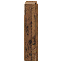 Produktbild för Darttavla Skåp Gammalt trä 56 x 12 x 53,5 cm Konstruerat trä