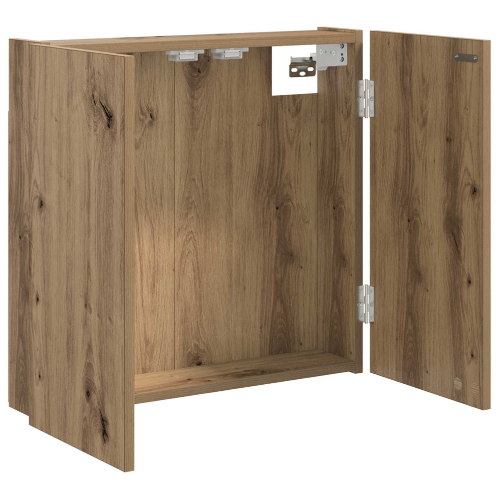 Produktbild för Darttavla Skåp Artisan-ek 56 x 12 x 53,5 cm Konstruerat trä