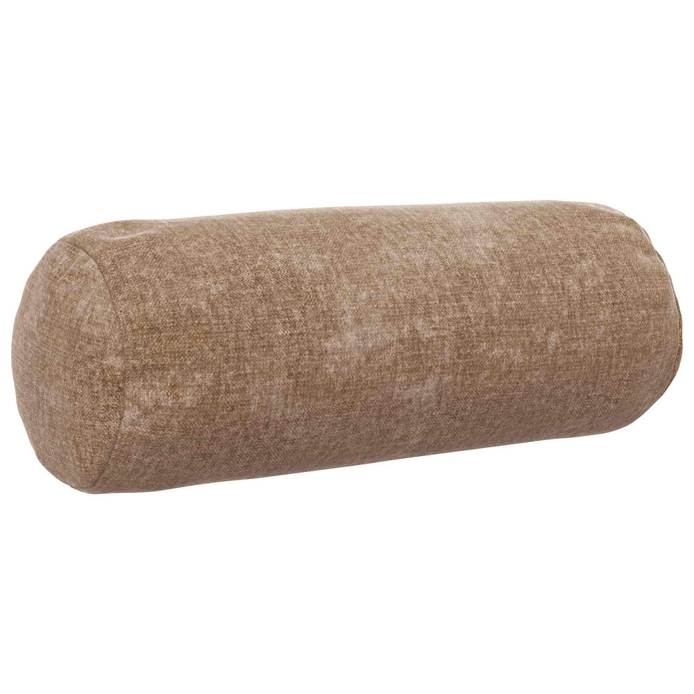 Produktbild för Kuddöverdrag 6 st HEERLEN Brun Ø 15 x 40 cm Chenilletyg