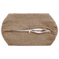 Produktbild för Kuddöverdrag 6 st HEERLEN Brun Ø 15 x 40 cm Chenilletyg