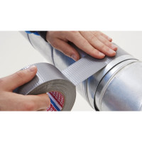 Produktbild för Silvertejp, TESA 74613, 50 mm x 50 m total tjocklek 180 µm k...