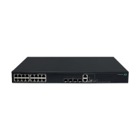 Produktbild för HPE Networking Comware 2150 16p 10M/100M/1G PoE+ 4p SFP+ 1G/10G 248W - switch - 16 portar - Administrerad - rackmonterbar
