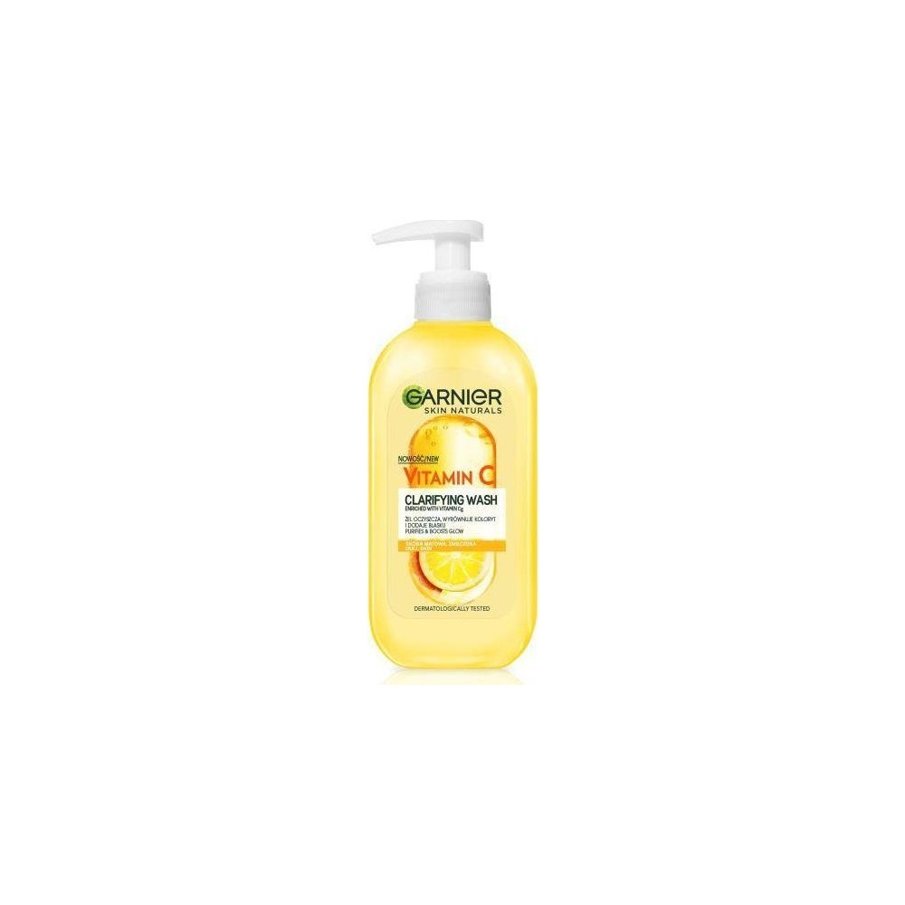 Produktbild för GARNIER_Skin Naturals Vitamin C Cleansing Gel för tråkig och...
