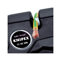 Produktbild för KNIPEX automatisk isolationsavbitare från 0,03 till 10mm² lä...