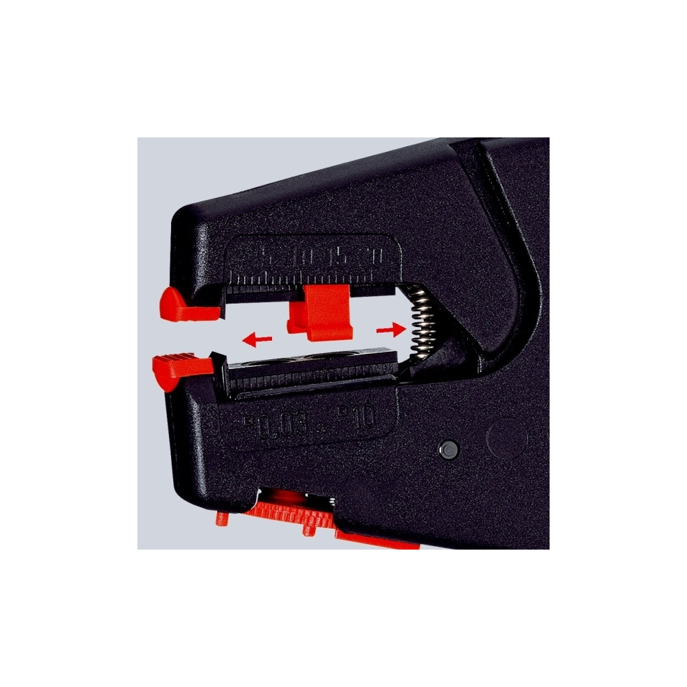 Produktbild för KNIPEX automatisk isolationsavbitare från 0,03 till 10mm² lä...