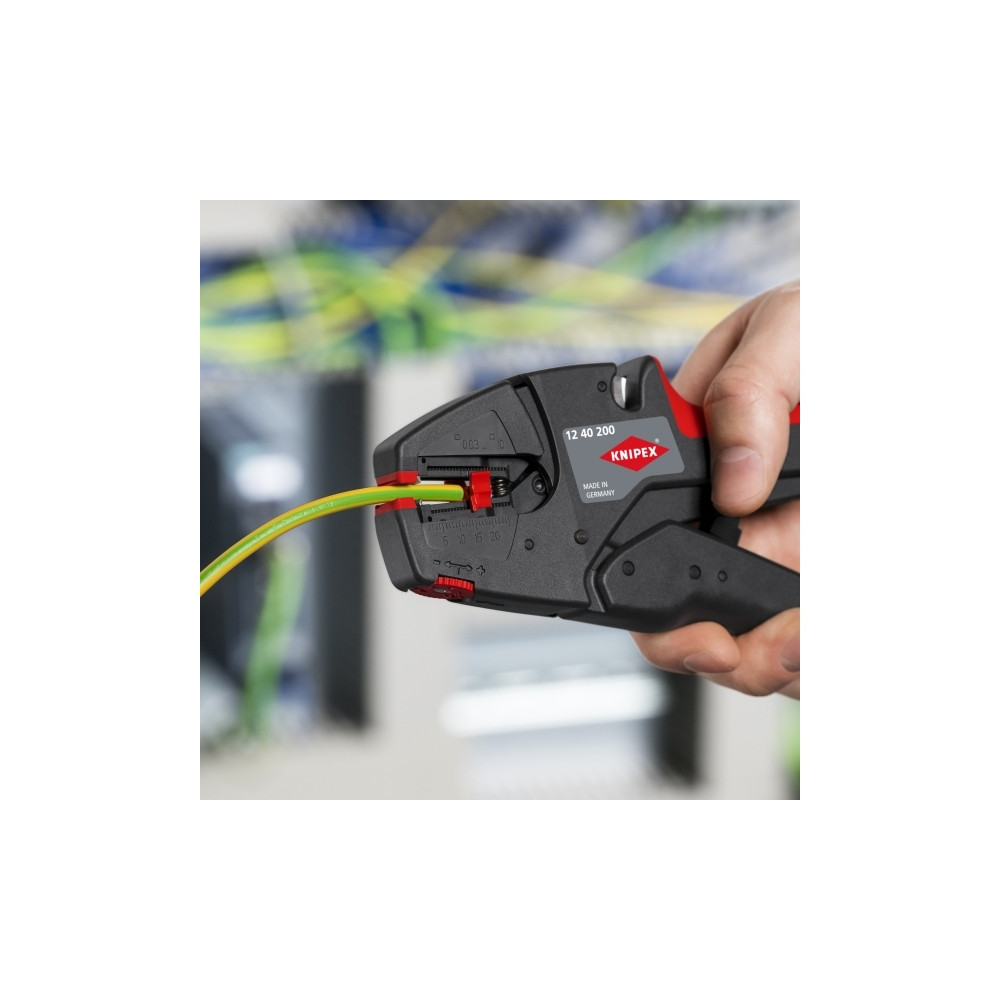 Produktbild för KNIPEX automatisk isolationsavbitare från 0,03 till 10mm² lä...