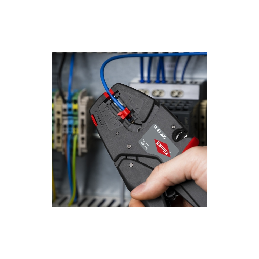 Produktbild för KNIPEX automatisk isolationsavbitare från 0,03 till 10mm² lä...