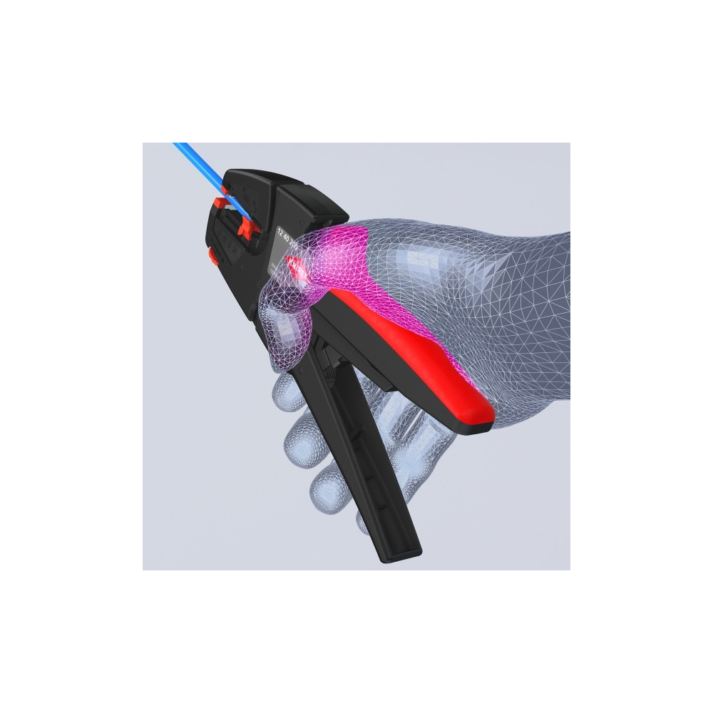 Produktbild för KNIPEX automatisk isolationsavbitare från 0,03 till 10mm² lä...