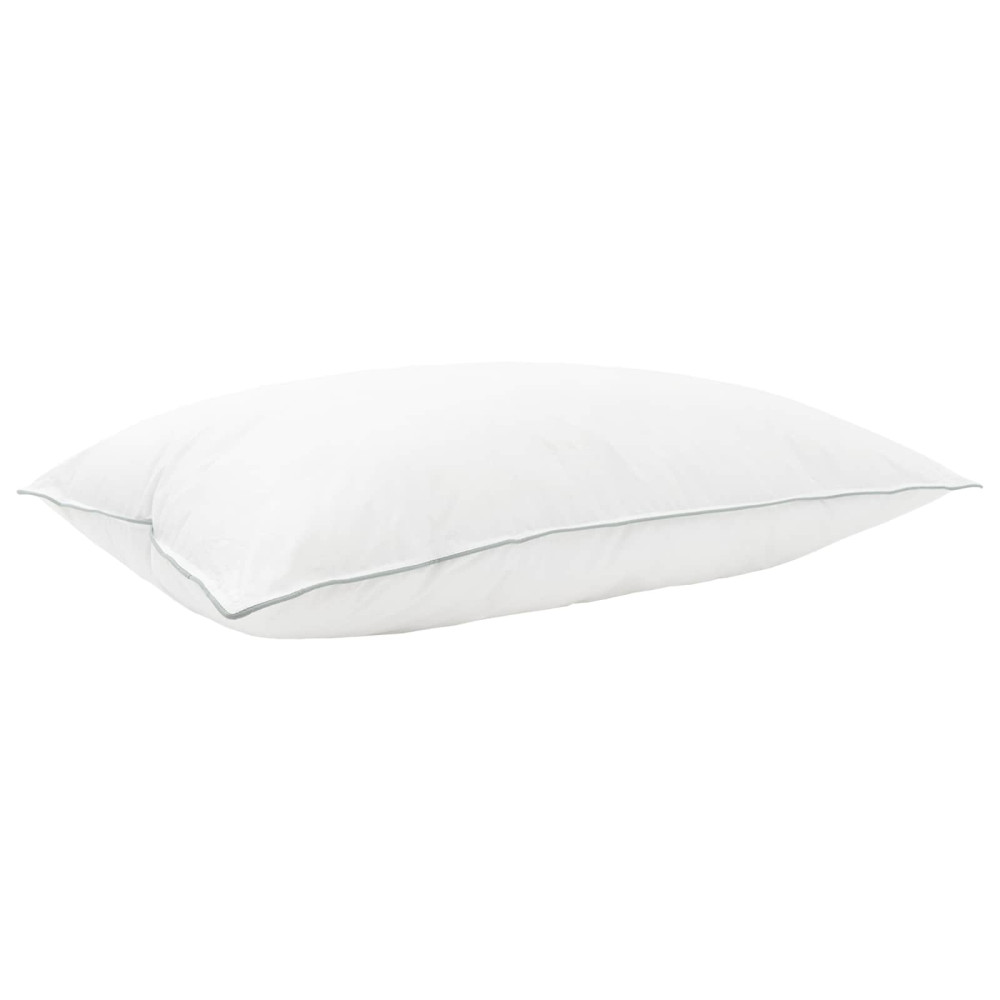Produktbild för Täcke och kudde set 2 st 140x200 cm Sommar 140 GSM Ull Vit