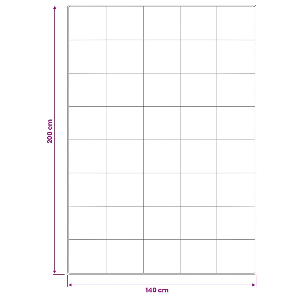 Produktbild för Täcke och kudde set 2 st 140x200 cm Sommar 140 GSM Ull Vit