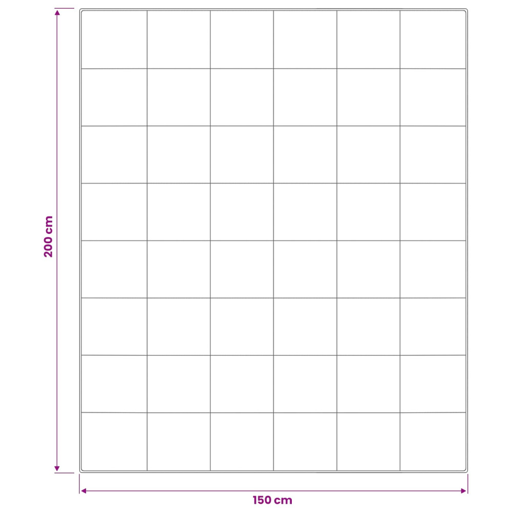 Produktbild för Täcke och kudde set 2 st 150x200 cm Sommar 140 GSM Ull Vit