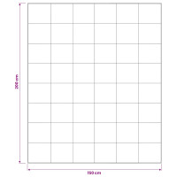 Produktbild för Täcke och kudde set 2 st 150x200 cm Sommar 140 GSM Ull Vit