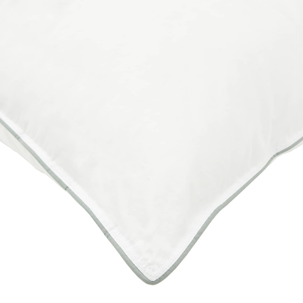 Produktbild för Täcke och kudde set 2 st 150x200 cm Sommar 140 GSM Ull Vit