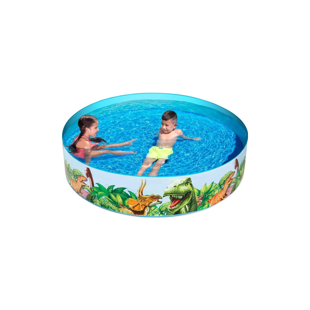 Produktbild för Bestway 55022, Pool med ram, 749 l, Rund, 2 År, PVC, Vinyl,...