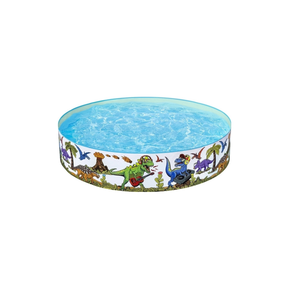 Produktbild för Bestway 55022, Pool med ram, 749 l, Rund, 2 År, PVC, Vinyl,...
