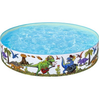 Produktbild för Bestway 55022, Pool med ram, 749 l, Rund, 2 År, PVC, Vinyl,...