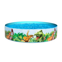Produktbild för Bestway 55022, Pool med ram, 749 l, Rund, 2 År, PVC, Vinyl,...