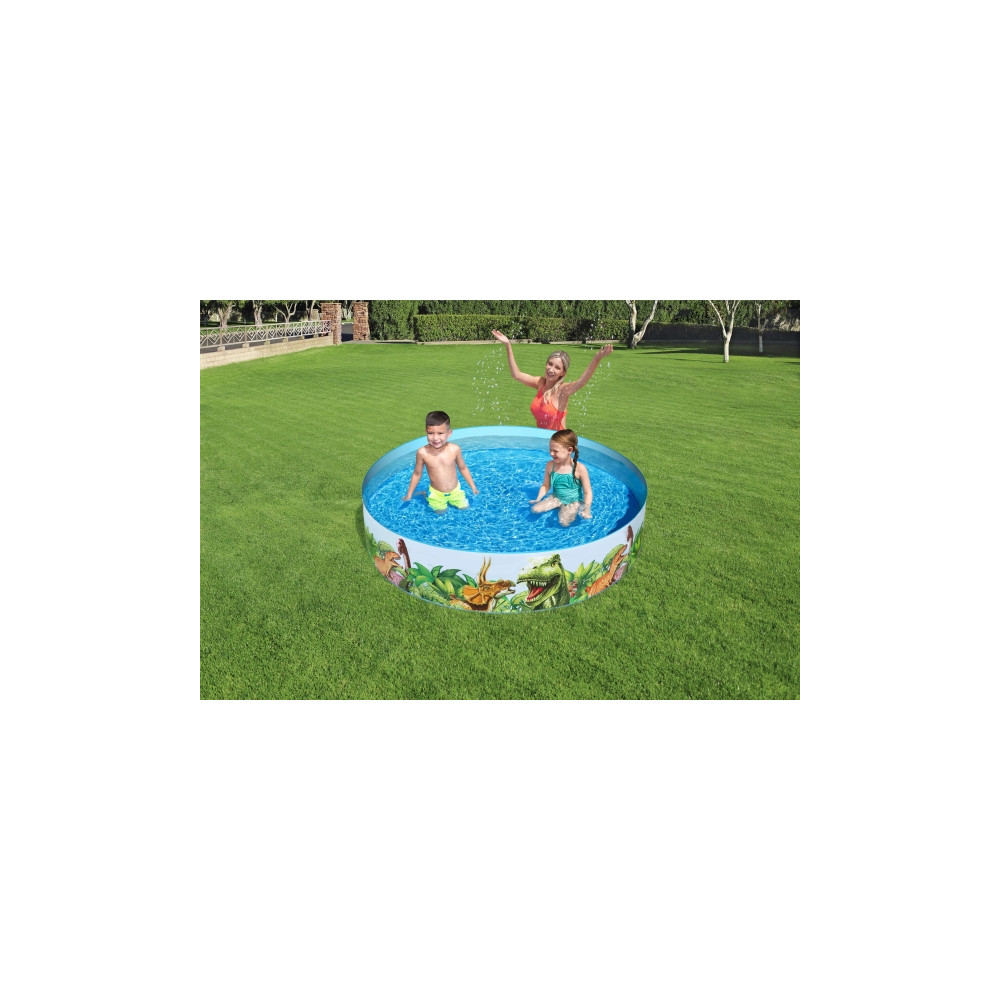 Produktbild för Bestway 55022, Pool med ram, 749 l, Rund, 2 År, PVC, Vinyl,...